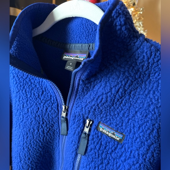 NWT Patagonia Retro Pile Fleece Half-Zip – Sold-Out Cobalt Blue, Size S - Picture 4 of 8